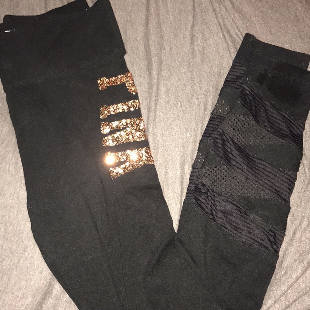 Victoria’s Secret PINK bling leggings